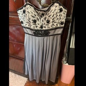 Beaded and Embroidered Cocktail Dress